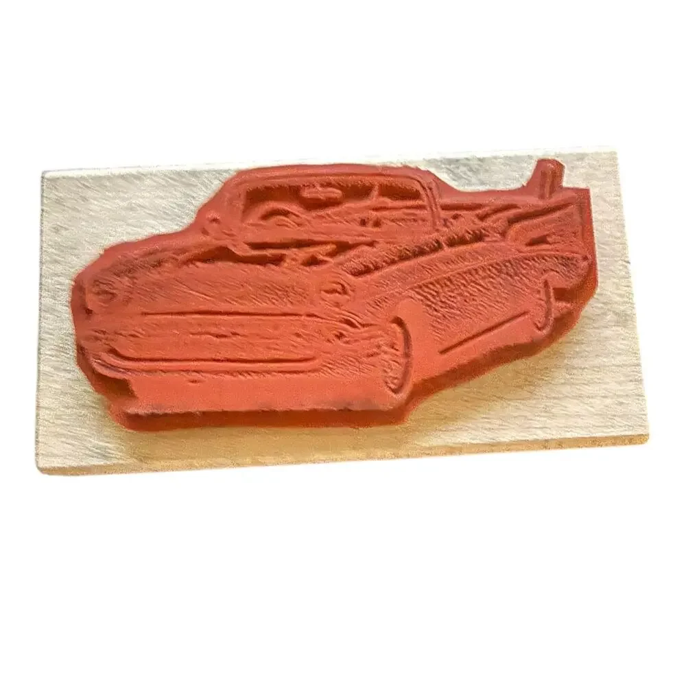 Stampin Up! Vintage 2003 Classic Convertibles 1957 Chevy Bel Air Rubber Stamp